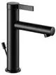 Keuco-KE-EHM-WT-Mischer-130-IXMO-59501-m-Zug-Ablgrt-Pure-Rosette-rd-sw-matt-59501371001 gallery number 1